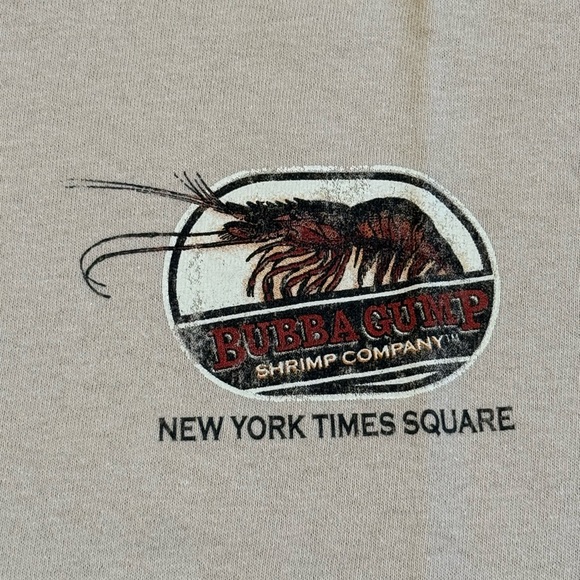 Men's Bubba Gump Shrimp New York Times Square Short Sleeve T-Shirt Size XL - Picture 4 of 7
